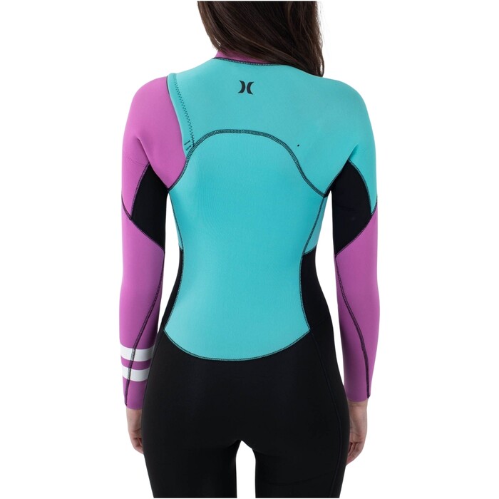 2024 Hurley Womens Advant 4/3mm Chest Zip Wetsuit WFS0013403 - Pistachio